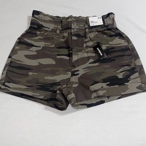 Express Shortie Super High Rise Shorts